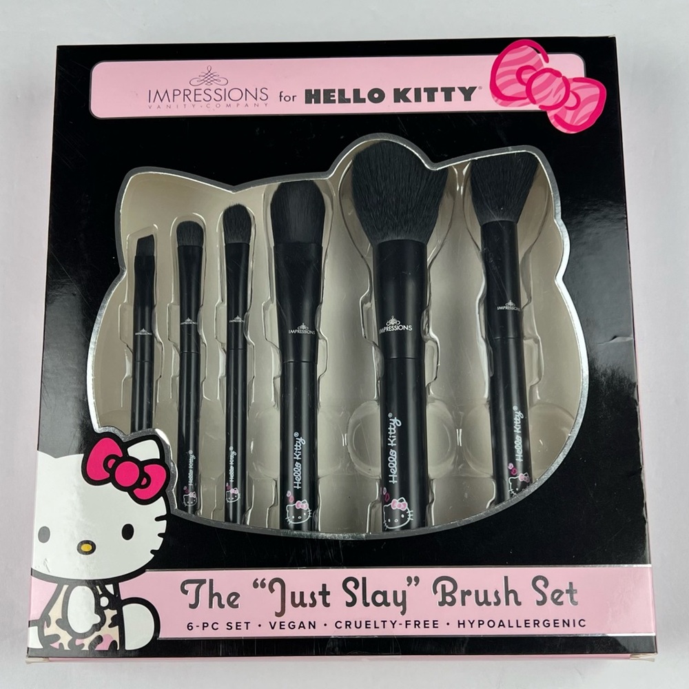 Impressions Vanity for Hello Kitty The "Just Slay" Brush 6 Pc Set